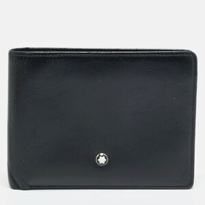 Montblanc Meisterstuck Black Leather 6Cc Bifold Wallet
